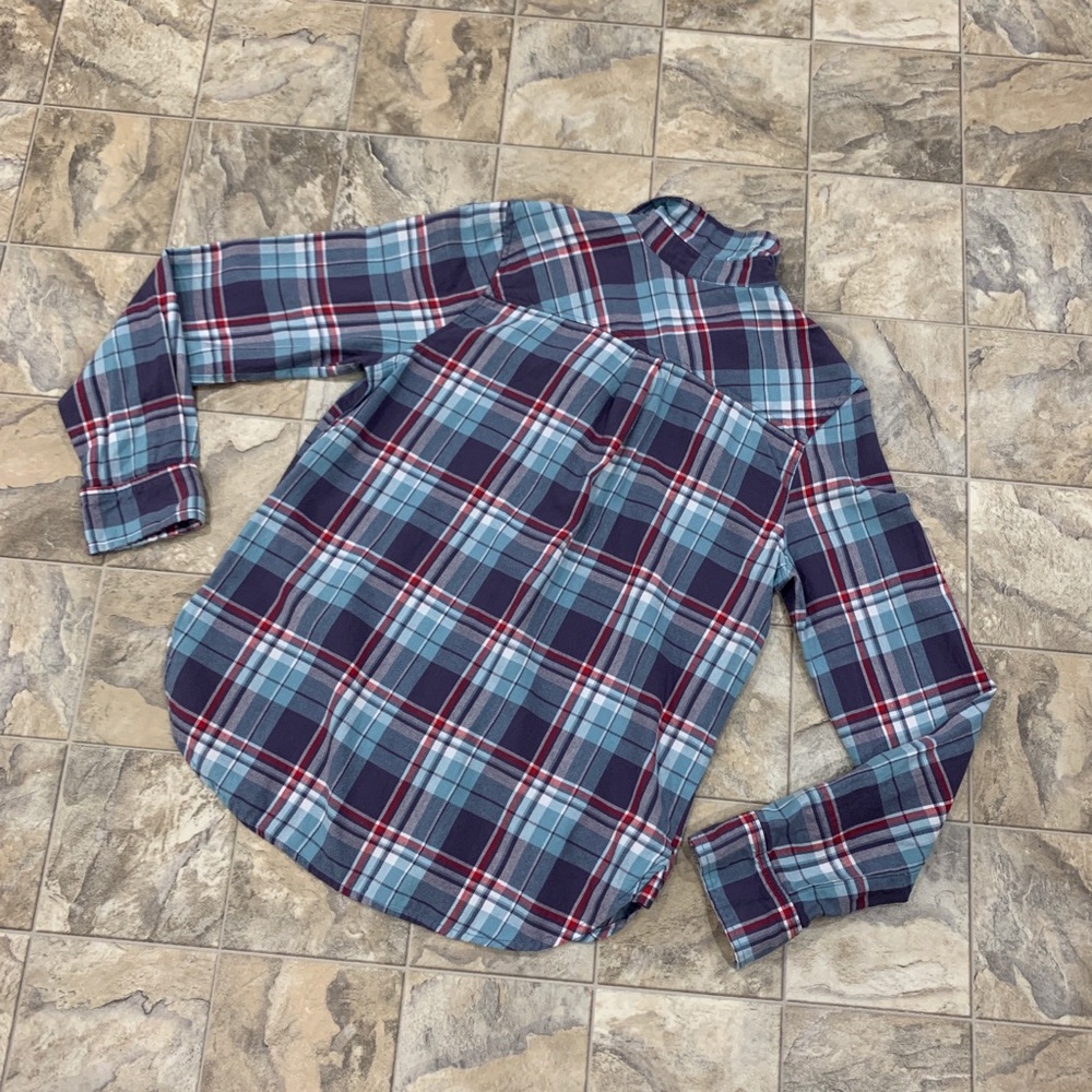 Mudd Plaid Flannel Button Down - image 3